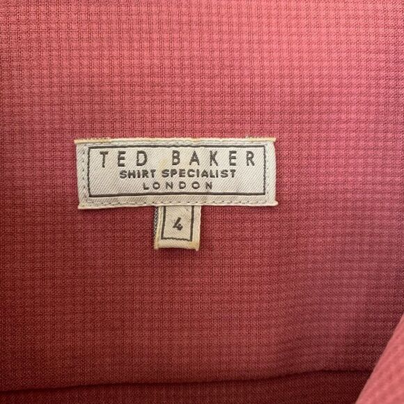 VNTG 1990 Ted Baker Collared Button Down Shirt 4 - Picture 7 of 12